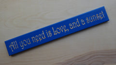 All you need is love, and a sunset