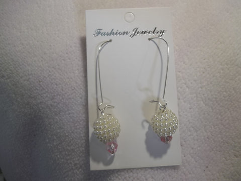 Silver Multi Pearl Ball Earrings (E763)