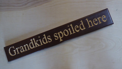 Grandkids spoiled here