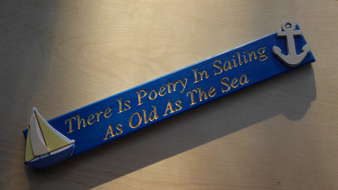 There is poetry in sailing as old as the Sea