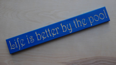 Life is better by the pool