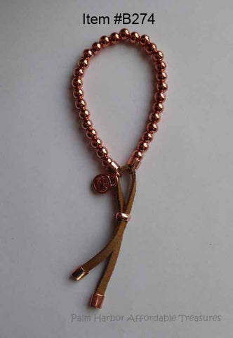 Kors Metal Ball Bead Bracelet