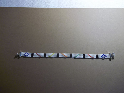 Seed Bead Weave Magnetic Clasp Bracelet (B522)