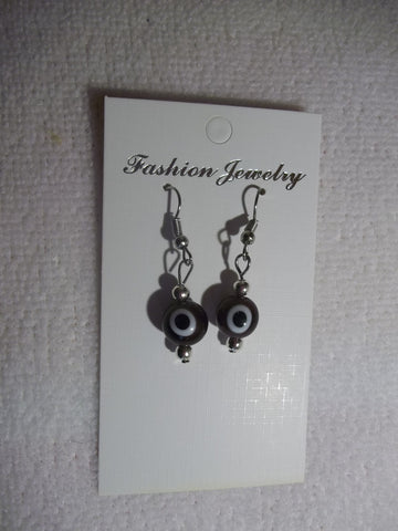 Purple Evil Eye Earrings (E734)