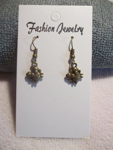 Bronze Crab Earrings (E756)