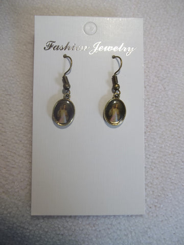 Bronze Jesus Earrings (E838)