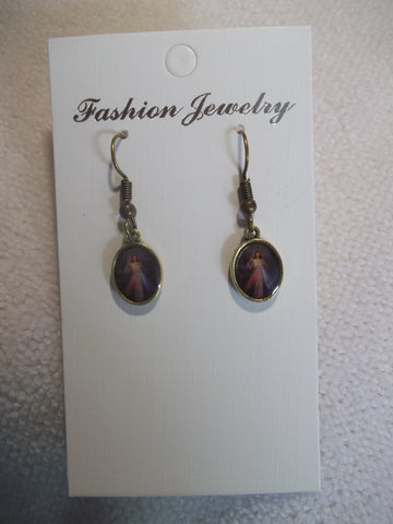 Bronze Christ Earrings (E837)