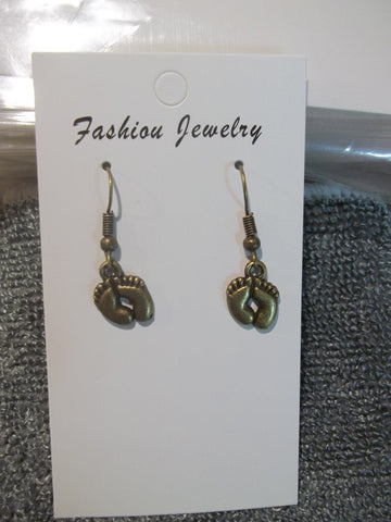 Bronze Feet Earrings (E889)