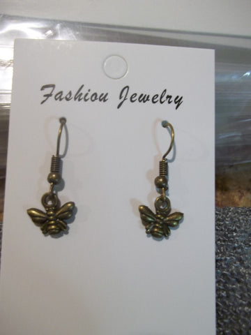 Bronze Bee Earrings (E894)