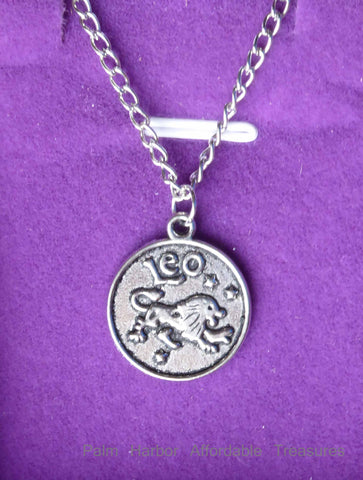 Leo Zodiac Necklace (N247S or N247B)