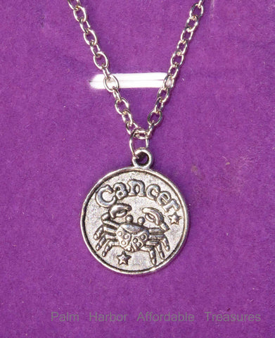 Cancer Zodiac Necklace (N251S)