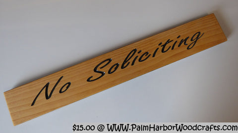 No Soliciting